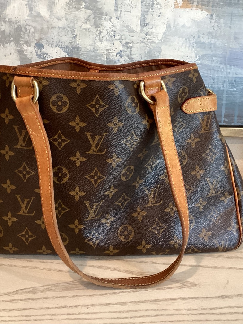 Louis Vuitton Brown Monogram Canvas Batignolles Horizontal - Picture 1 of 9